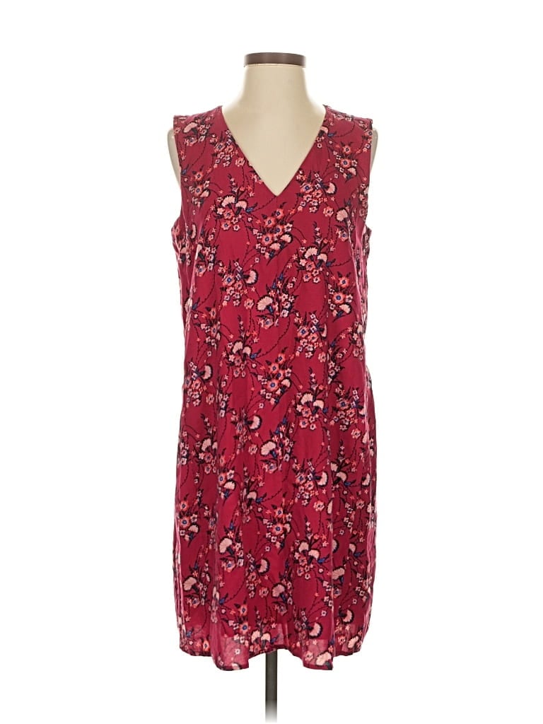 Pre-owned Gap Casual Dress In Burgundy