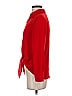 Chico's 100% Polyester Red Long Sleeve Blouse Size Sm Petite (0) - photo 5