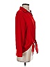 Chico's 100% Polyester Red Long Sleeve Blouse Size Sm Petite (0) - photo 4
