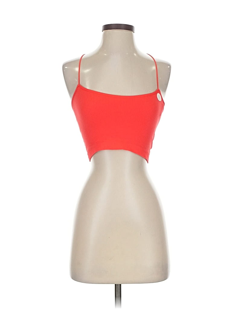 Pre-owned Cotton On Tank Top Red Strapless Neckline Tops