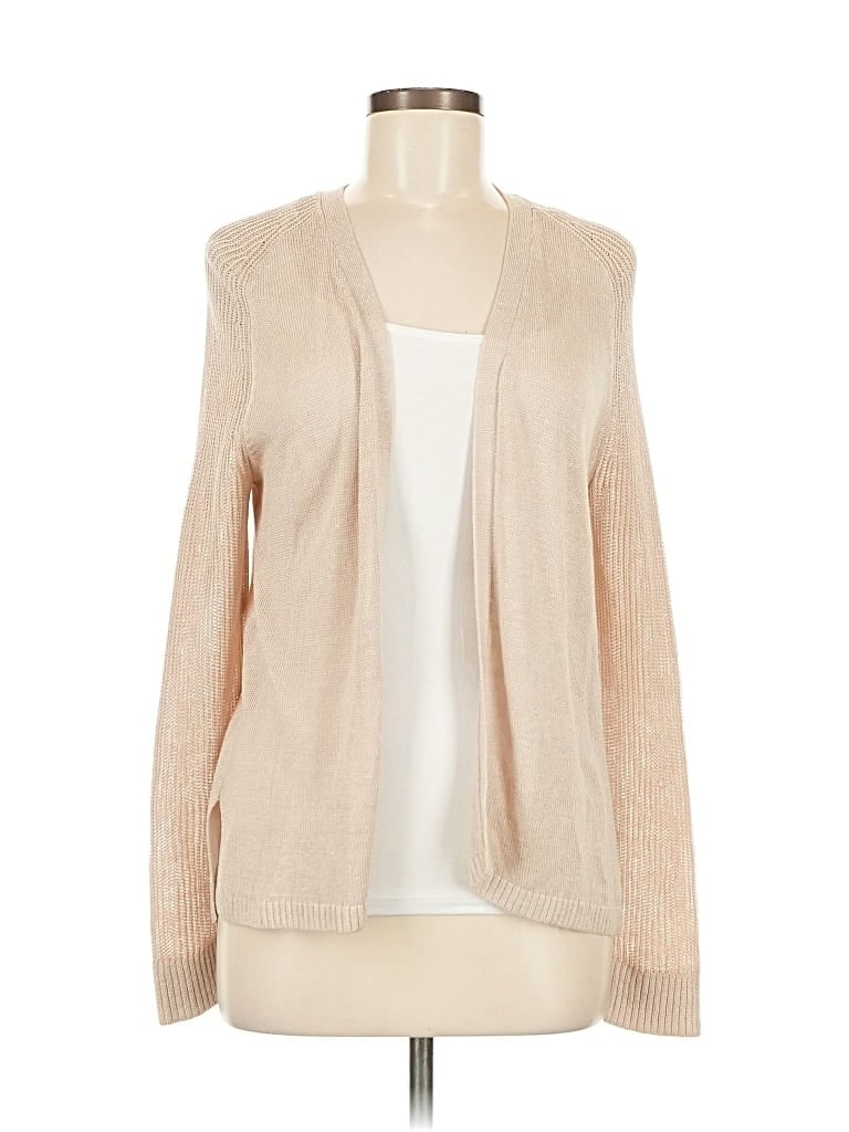 Pre-owned Ann Taylor Loft Cardigan Sweater In Brown