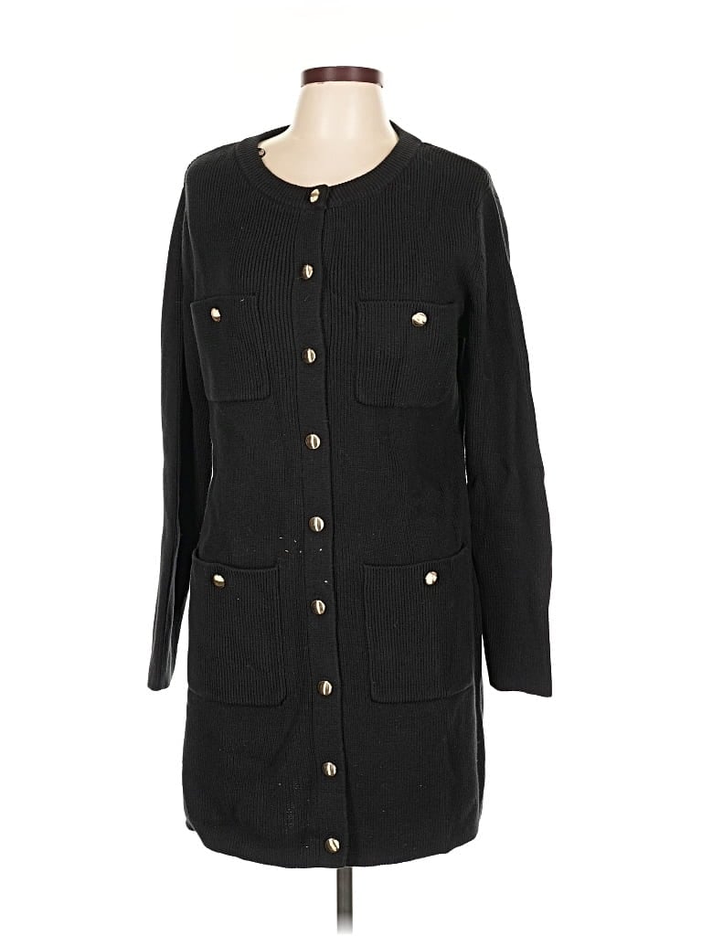 Pre-owned H&m Casual Dress In Black