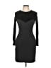 Les Copains Chevron-herringbone Black Cocktail Dress Size 11 - photo 1