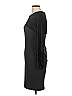 Les Copains Chevron-herringbone Black Cocktail Dress Size 11 - photo 5