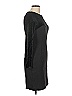 Les Copains Chevron-herringbone Black Cocktail Dress Size 11 - photo 4