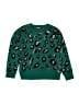 FRESHMAN Animal Print Green Pullover Sweater Size 7 - photo 1