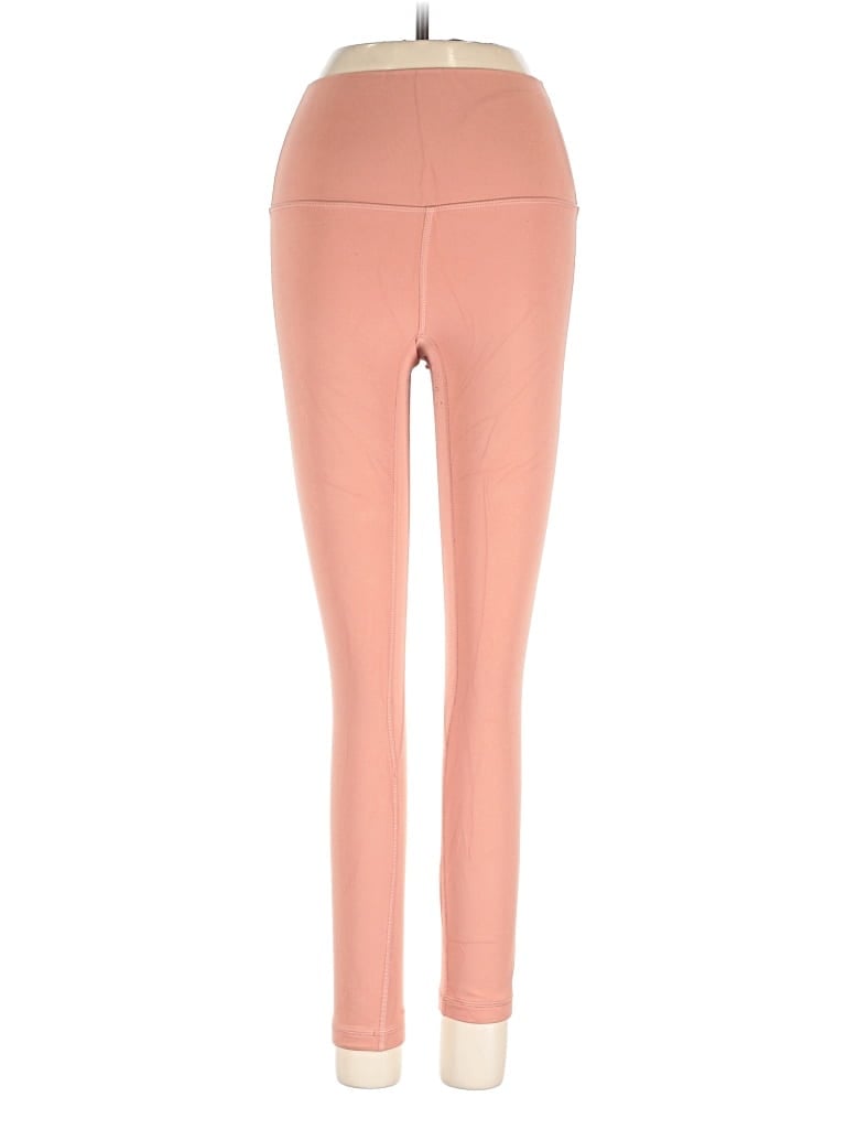 Pre-owned Lululemon Athletica Active Pants In Orange