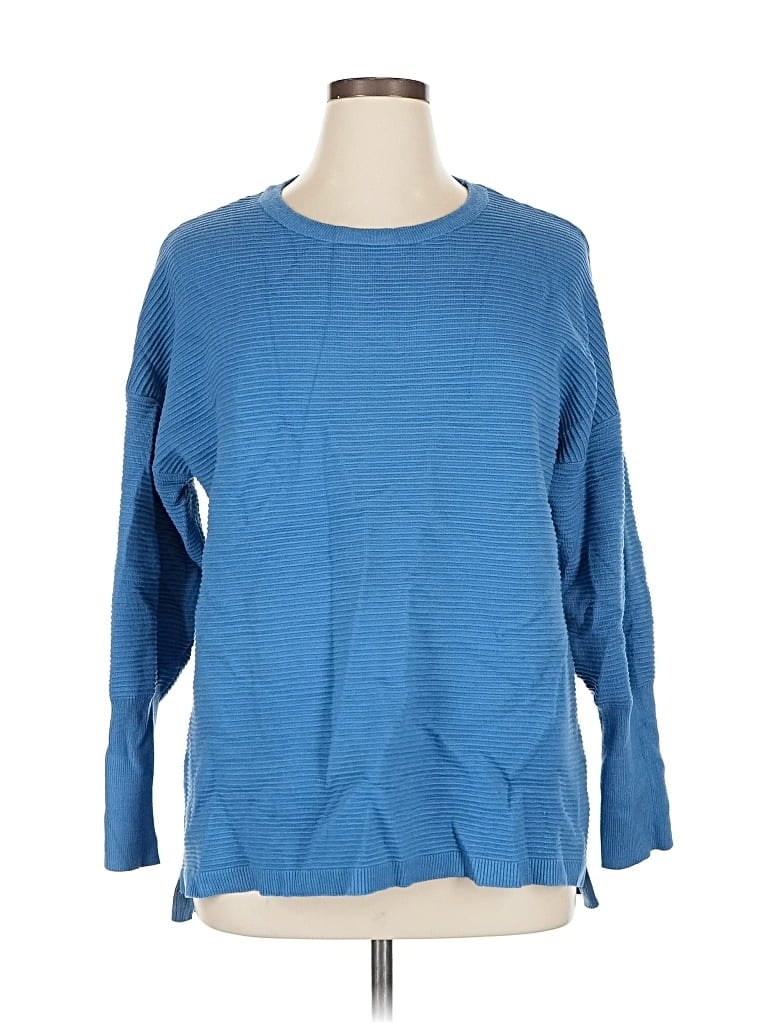 Pre-owned Fashion Pullover Sweater In Blue