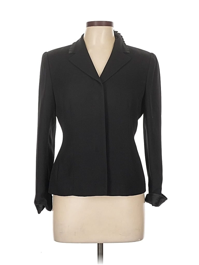 Pre-owned Kasper A.s.l. Blazer Jacket In Black