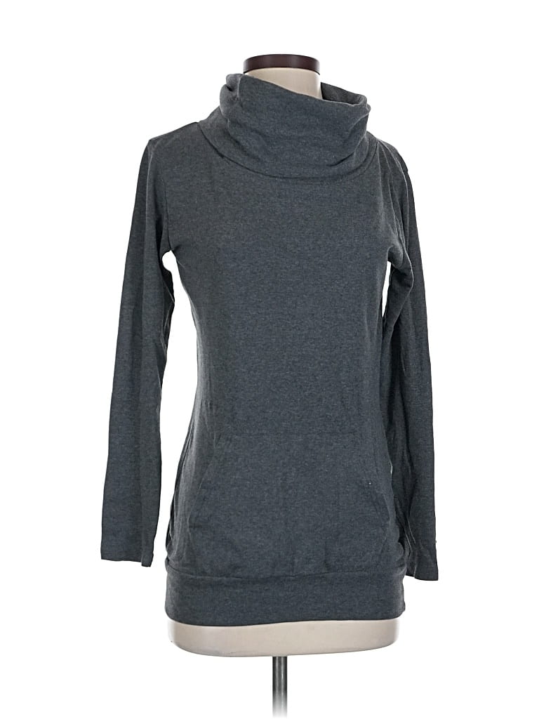 Pre-owned Assorted Brands Turtleneck Sweater In Gray