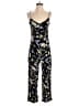 Reformation Floral Black Jumpsuit Size 0 - photo 1