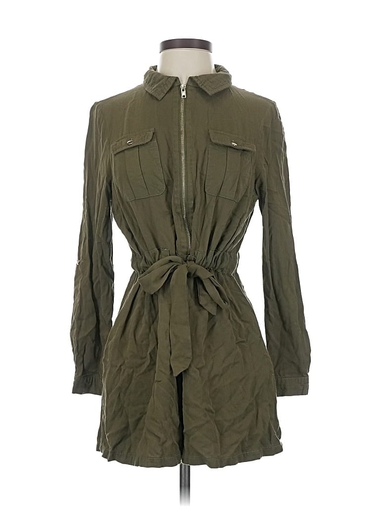 Pre-owned Missguided Casual Dress In Green