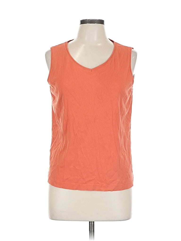 Pre-owned Chico's Sleeveless T-shirt In Orange