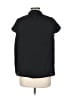 Catherine Malandrino 100% Polyester Black Short Sleeve Blouse Size L - photo 2