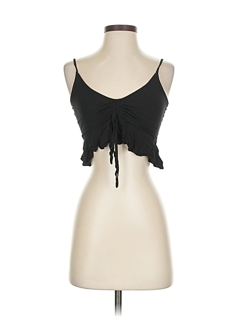 Pre-owned Wild Fable Sleeveless Top Black Sweetheart Neckline Tops