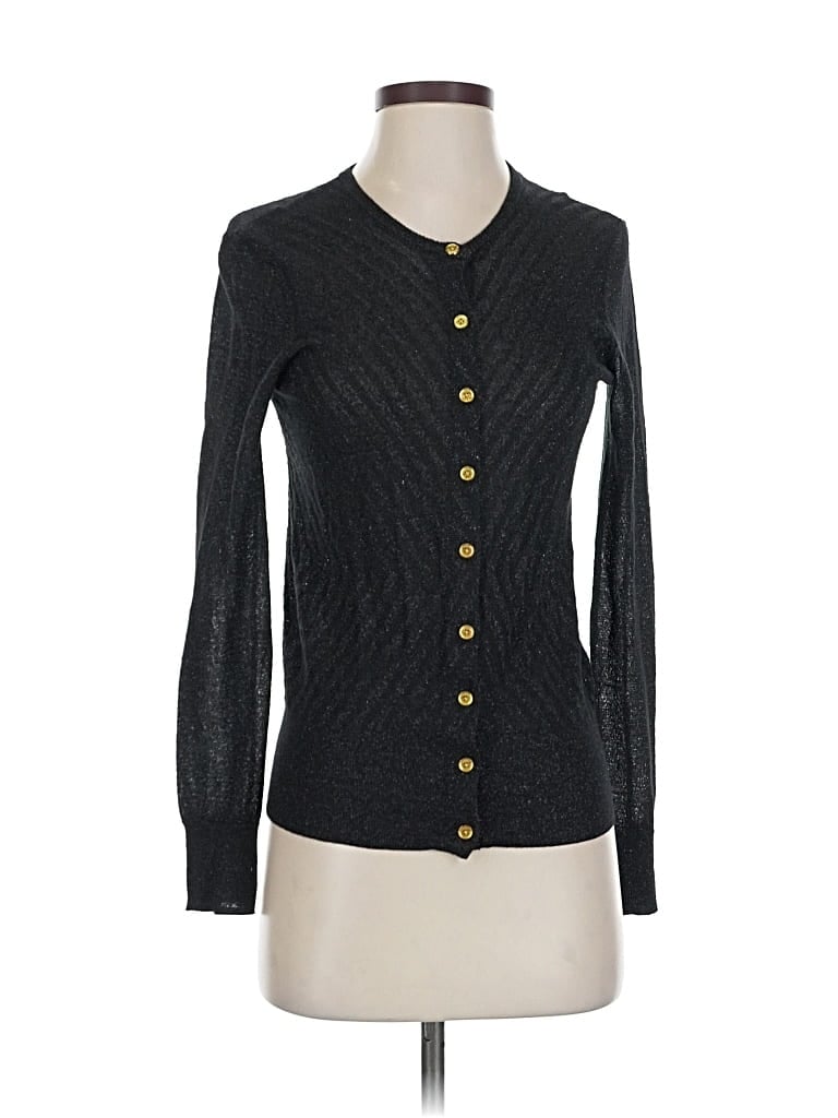 Pre-owned Dana Buchman Cardigan Sweater In Black