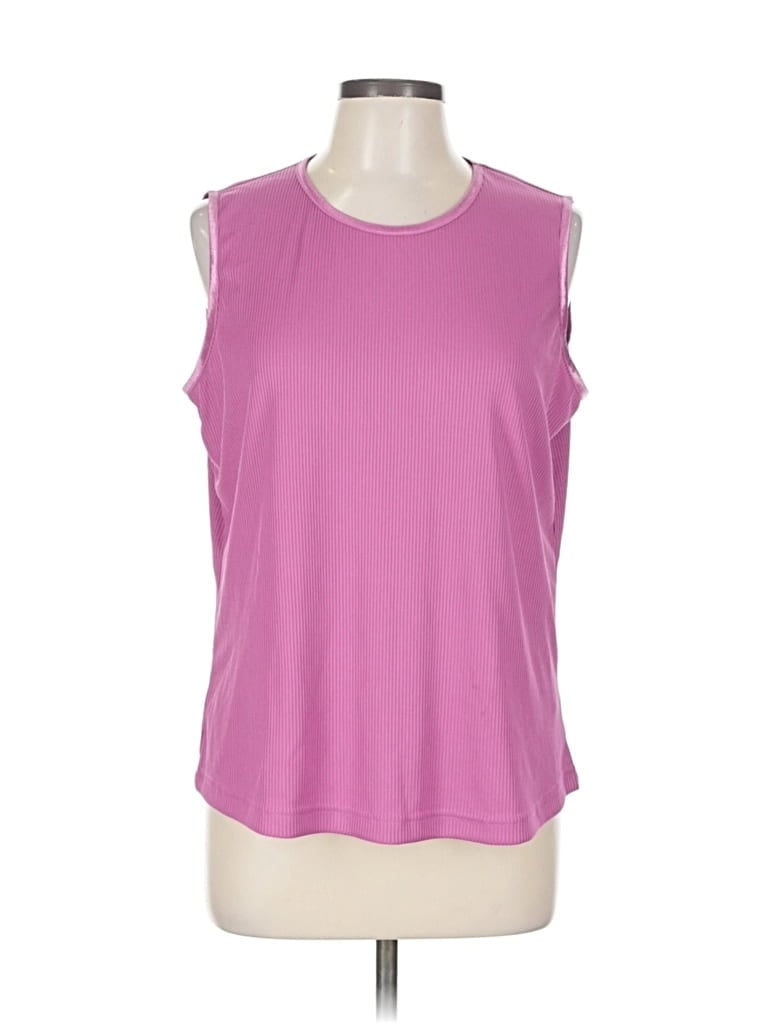 Pre-owned Allison Daley Sleeveless T-shirt In Pink