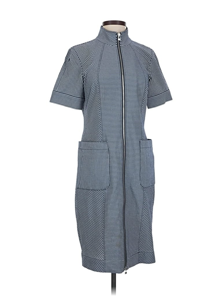 Pre-owned Hilton Hollis Casual Dress In Gray
