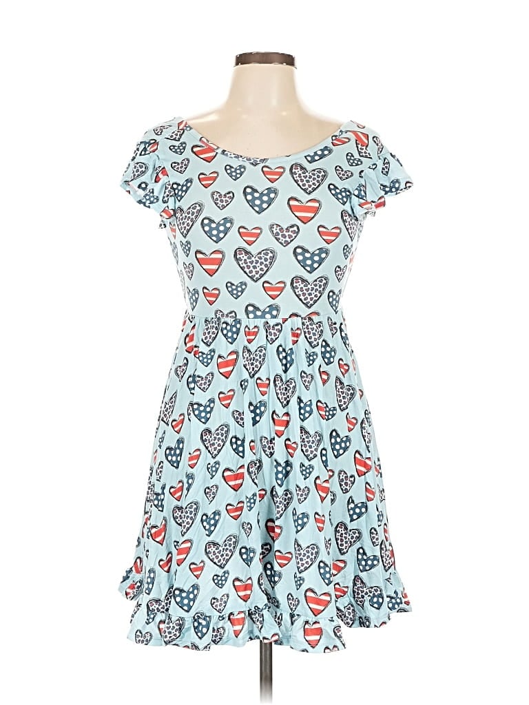 Click to view more detailed imagery on our partner's website Pre-owned Posh Peanut Casual Dress In Blue