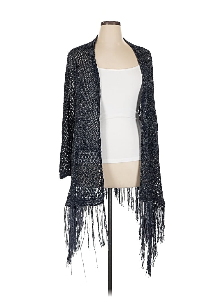 Pre-owned Chico's Cardigan Sweater In Blue