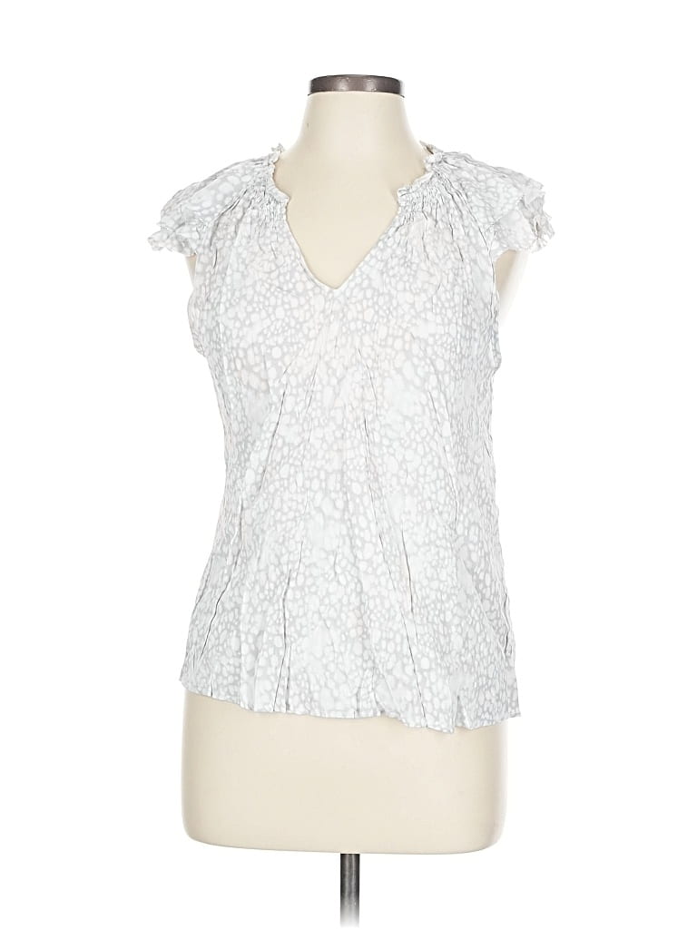 Pre-owned A New Day Sleeveless Blouse In Silver