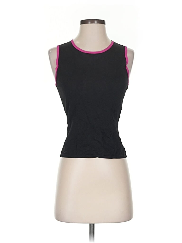 Pre-owned Karen Kane Active Tank Top In Black