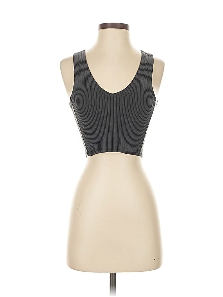 Pre-owned Lululemon Athletica Sports Bra In Gray