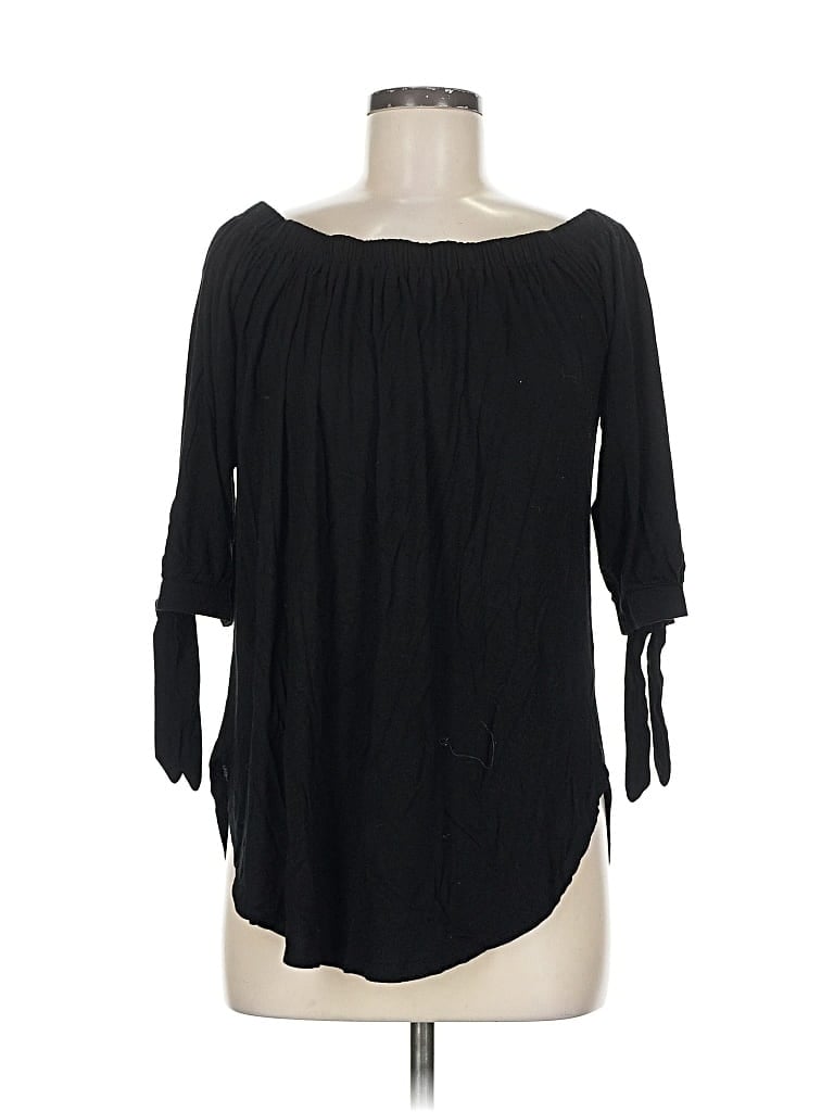 Pre-owned Cupio 3/4 Sleeve T-shirt In Black