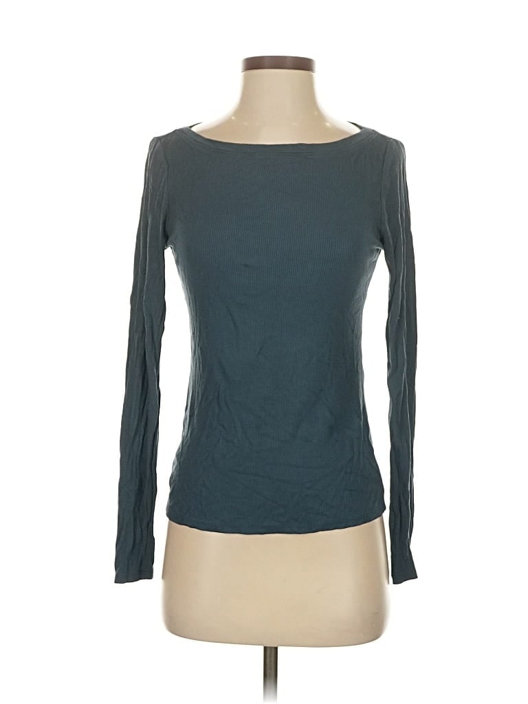 Pre-owned Halogen Cardigan Sweater In Blue