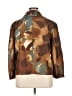 N Touch 100% Polyester Print Brown Jacket Size 16 (petite) - photo 2