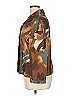 N Touch 100% Polyester Print Brown Jacket Size 16 (petite) - photo 5