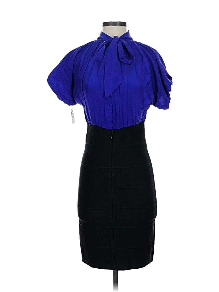 Pre-owned Bcbgmaxazria Cocktail Dress In Blue