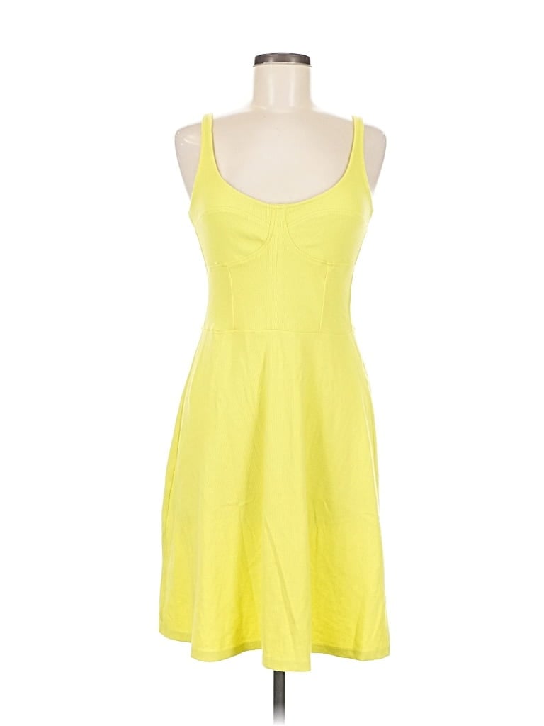 Pre-owned Universal Thread Casual Dress In Yellow