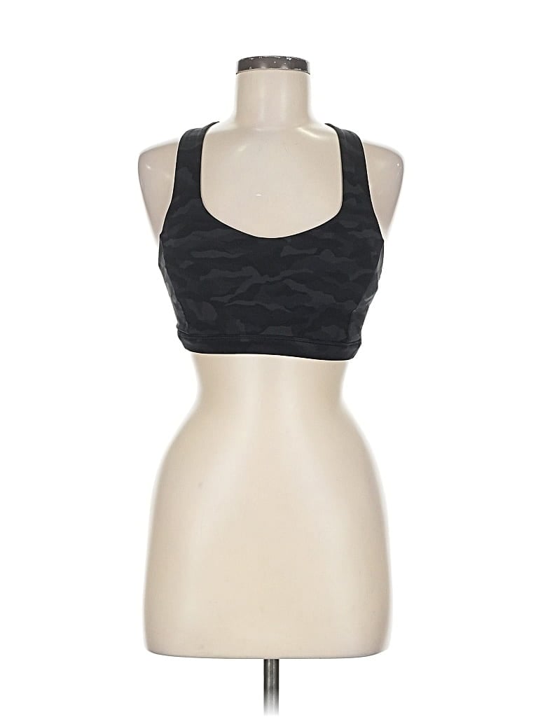 Pre-owned Lululemon Athletica Sports Bra In Black