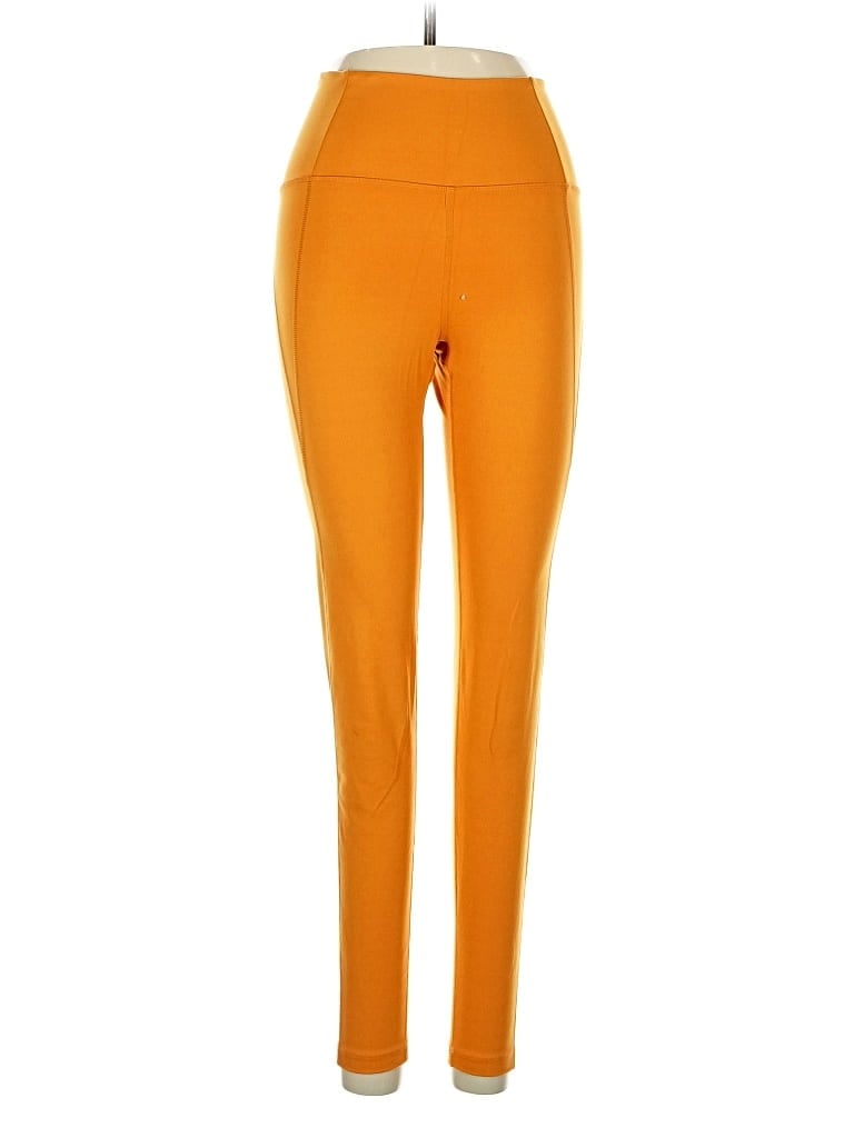 Pre-owned Girlfriend Collective Active Pants In Orange