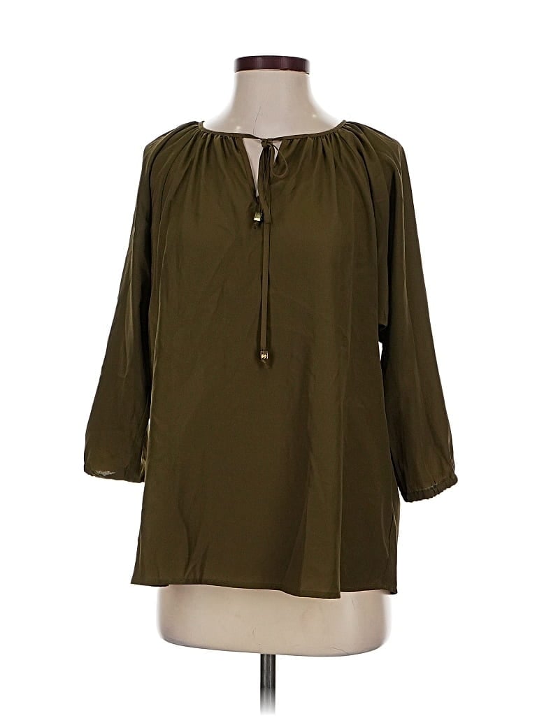MICHAEL MICHAEL KORS Pre-owned 3/4 Sleeve Blouse In Green