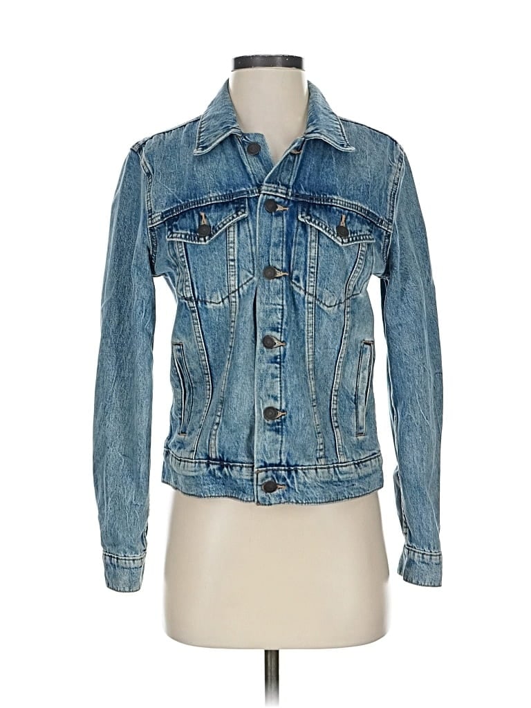 Pre-owned Lucky Brand Denim Jacket In Blue