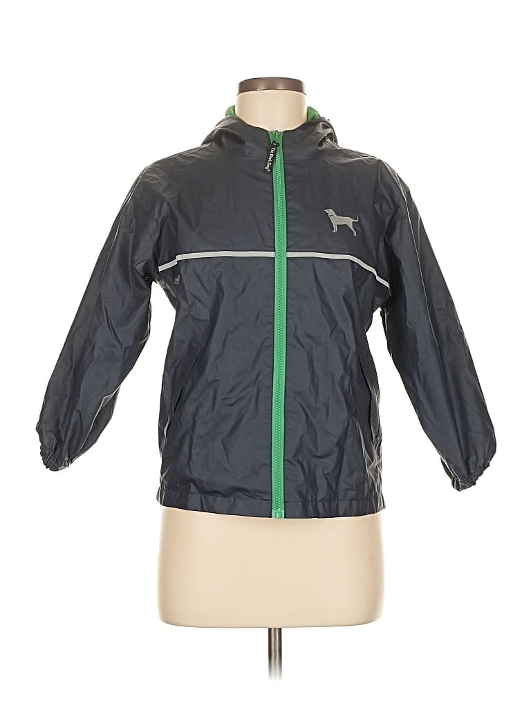 Pre-owned The Black Dog Windbreaker Jacket In Green