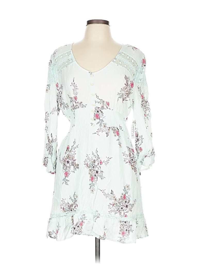 Pre-owned American Rag Cie Casual Dress In White