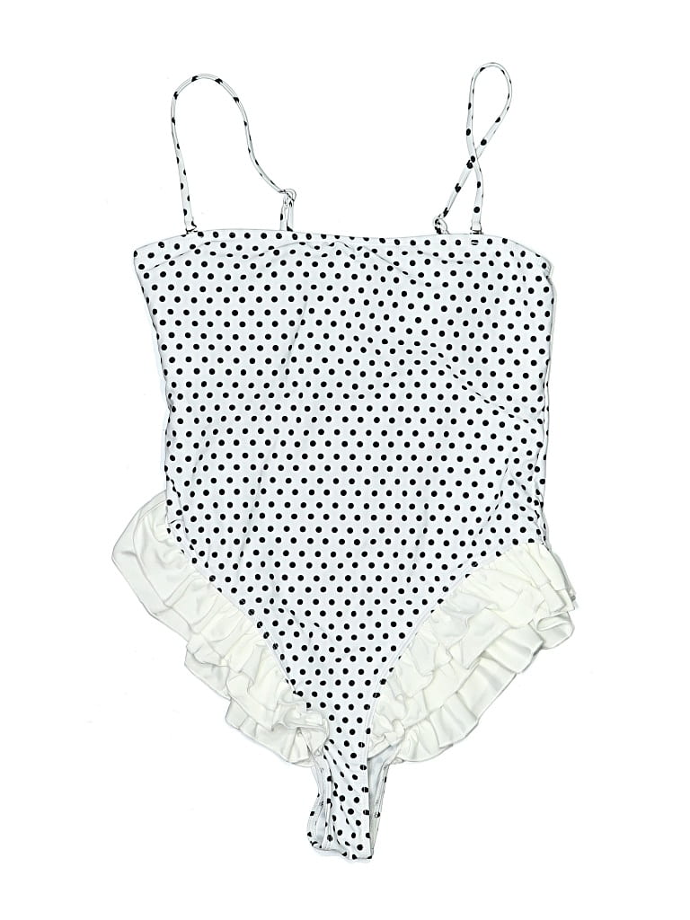 Pre-owned Unbranded One Piece Swimsuit In White