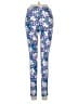 Assorted Brands Floral Blue Leggings Size M - photo 2