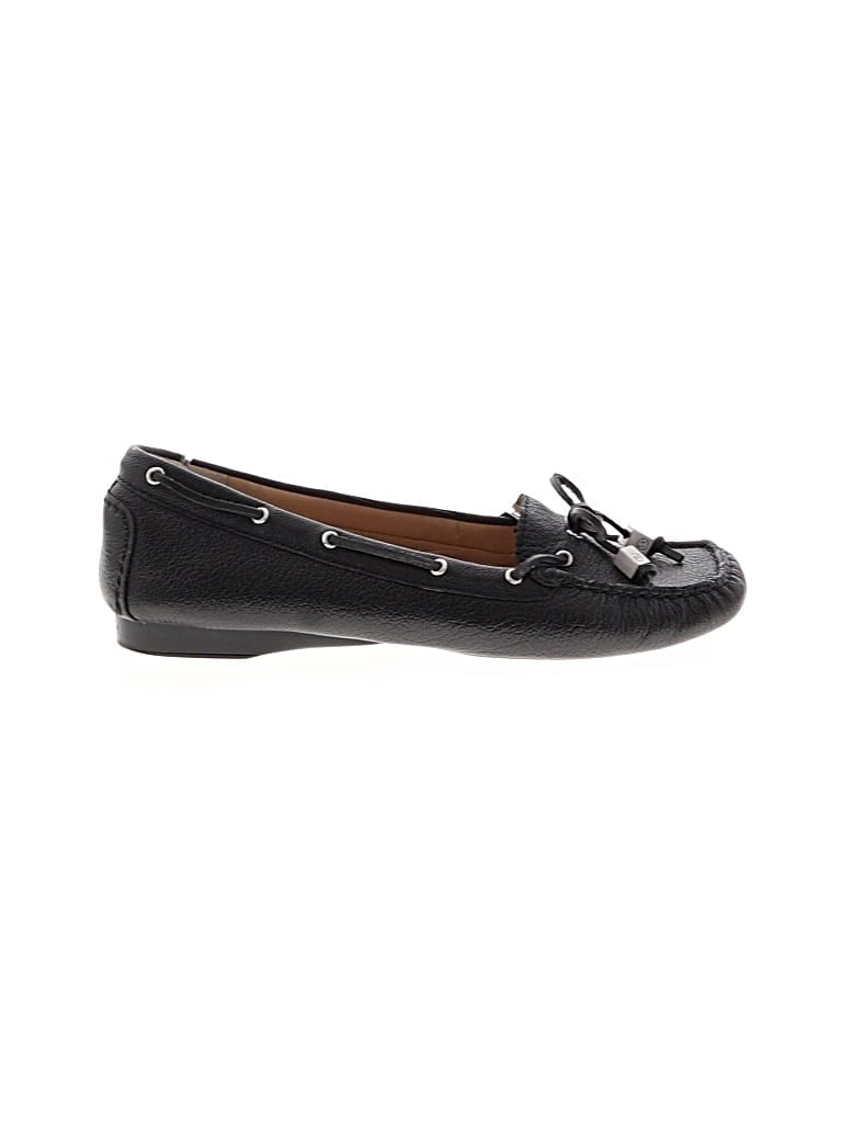 Pre-owned Michael Michael Kors Flats In Black