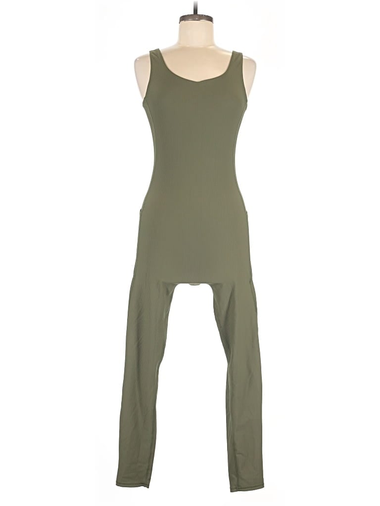 Pre-owned Maacie Jumpsuit In Green