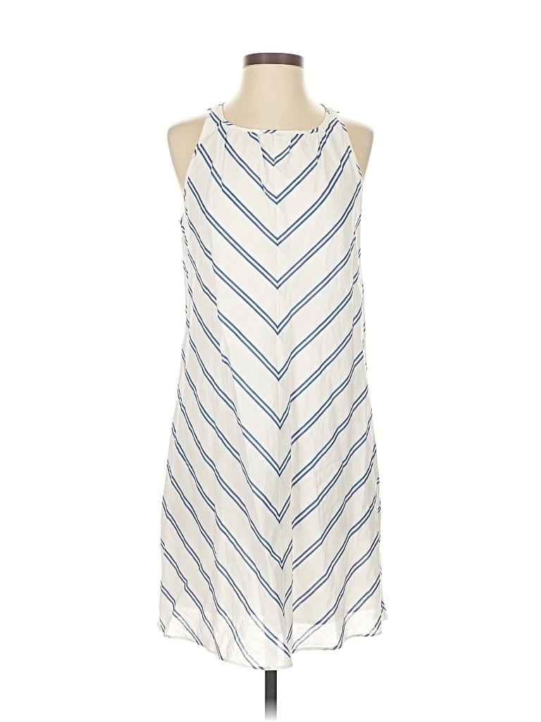 Pre-owned J.crew Factory Store Casual Dress In White