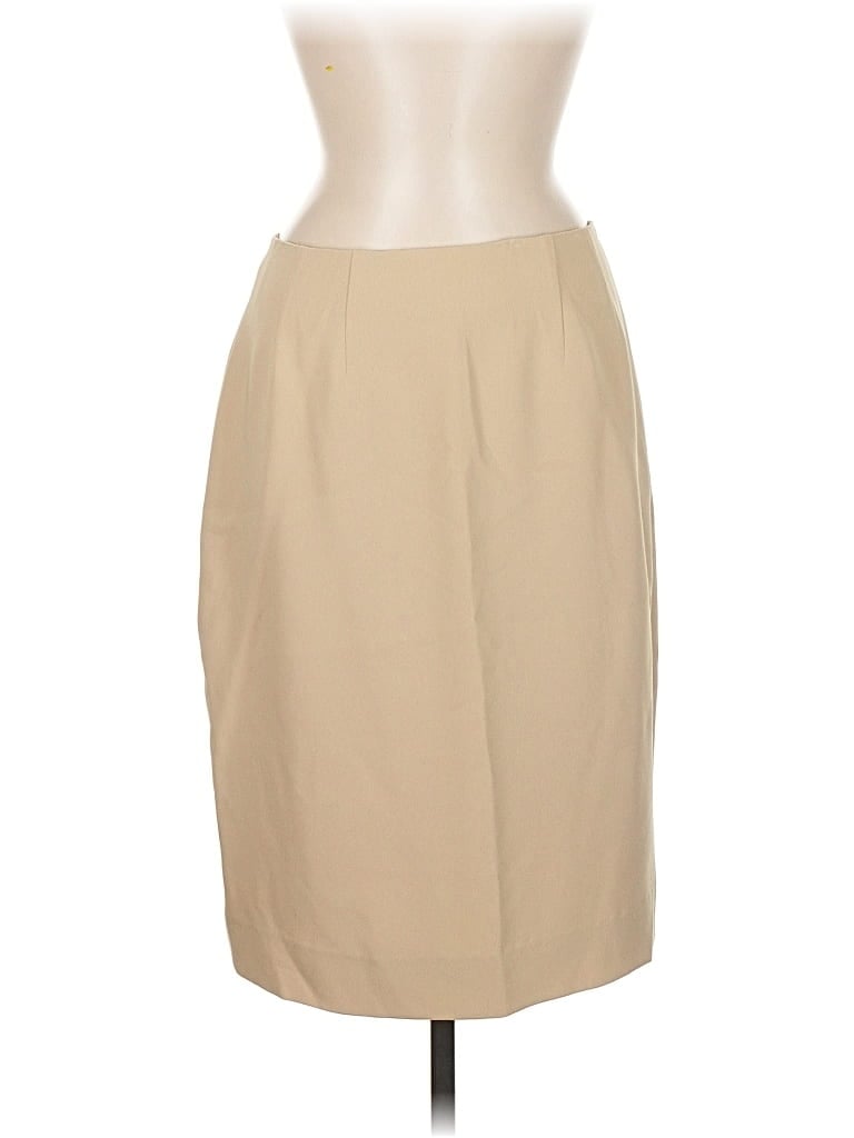 Pre-owned Carlisle Formal Skirt In Brown