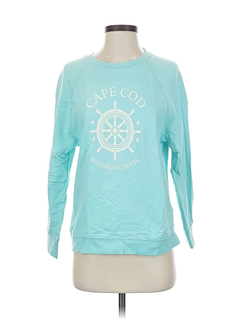 Pre-owned J.crew Factory Store Sweatshirt In Blue