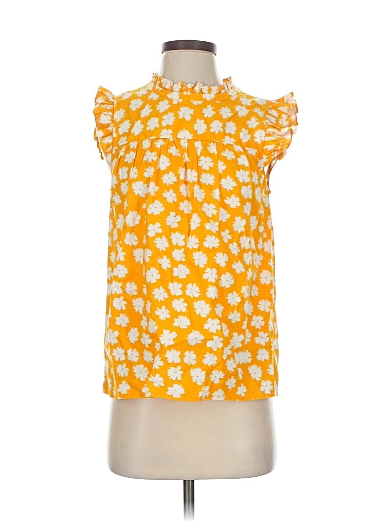 Pre-owned J.crew Factory Store Casual Dress In Yellow