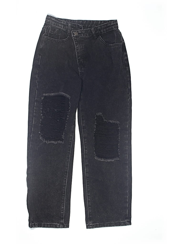SHEIN Pre-owned Kids' Jeans In Black