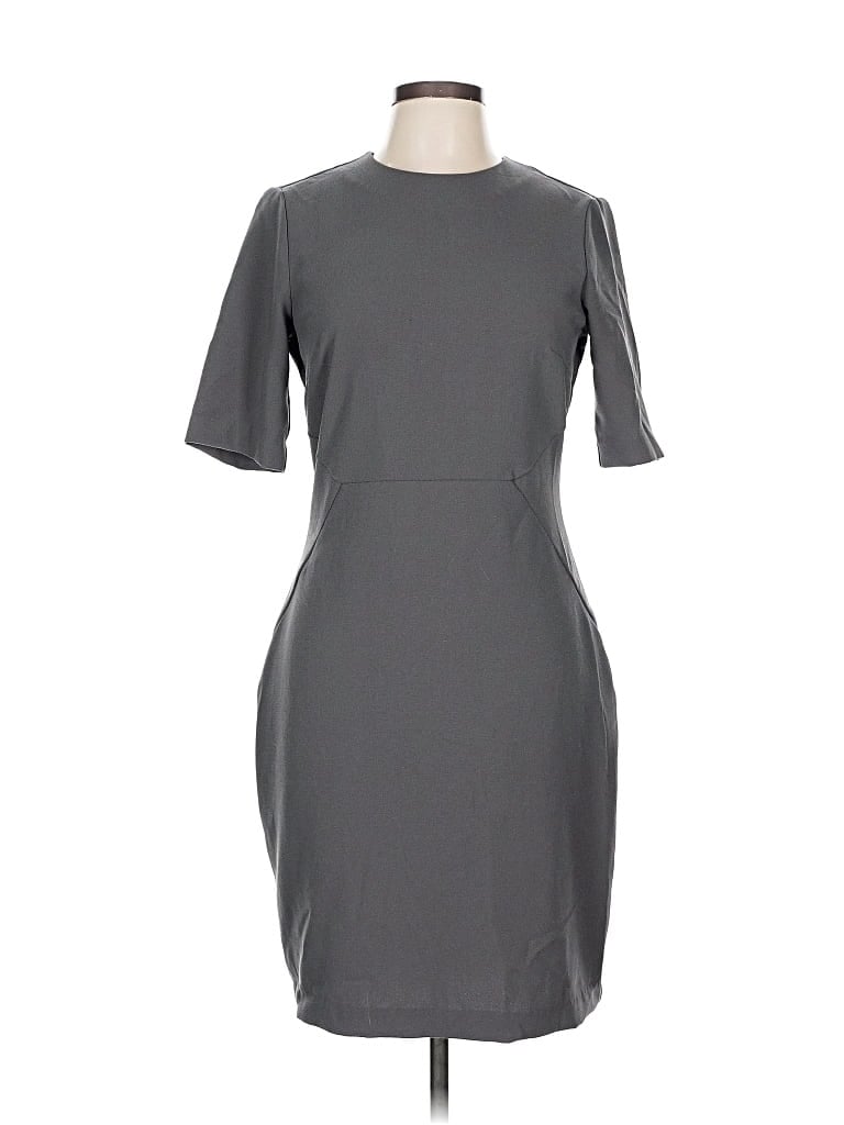 Pre-owned H&m Casual Dress In Gray