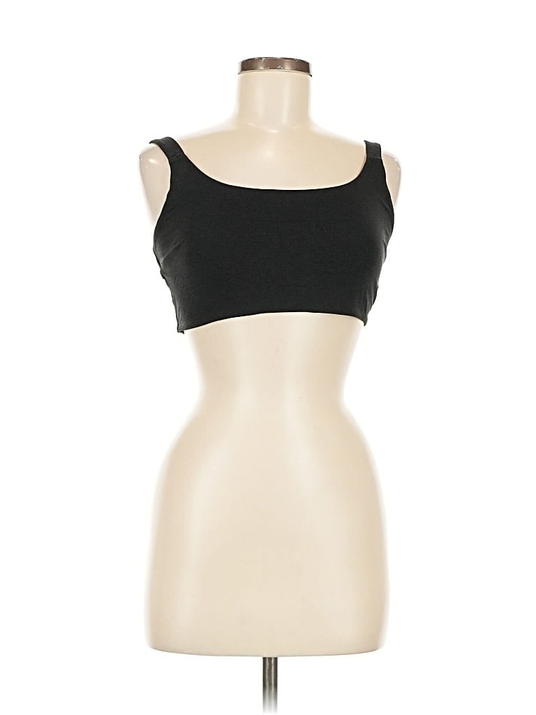 Pre-owned Brandy Melville Tank Top Black Strapless Neckline Tops